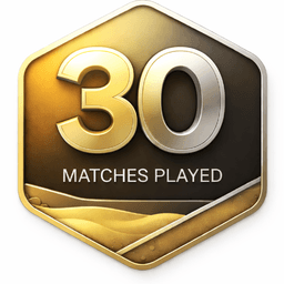 30 matches played!